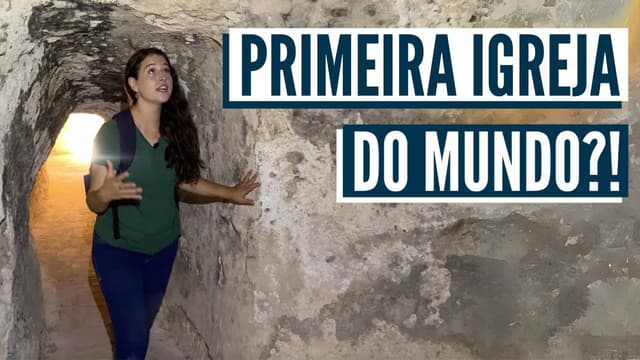 ENCONTRADA A PRIMEIRA IGREJA DO MUNDO?