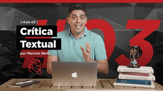 INTRODUÇÃO AOS MANUSCRITOS BÍBLICOS [Crítica Textual - Aula 03]