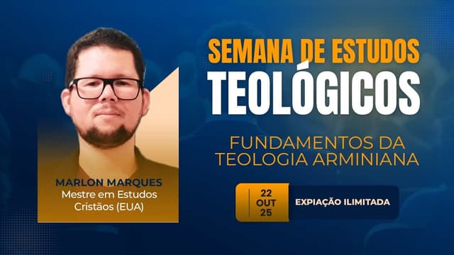 SEMANA DE ESTUDOS TEOLÓGICOS FABAD | 22/10 - Expiação Ilimitada - Prof. Marlon Marques