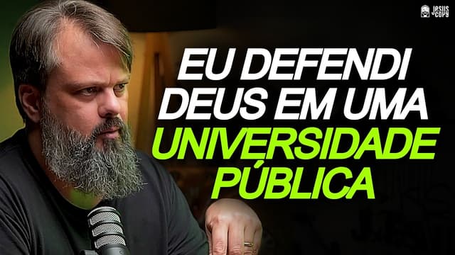 DEUS EXISTE? APOLOGÉTICA CRISTÃ - TASSOS LYCURGO | Podcast Jesuscopy